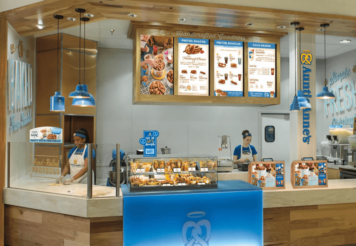 Auntie Anne's bakery